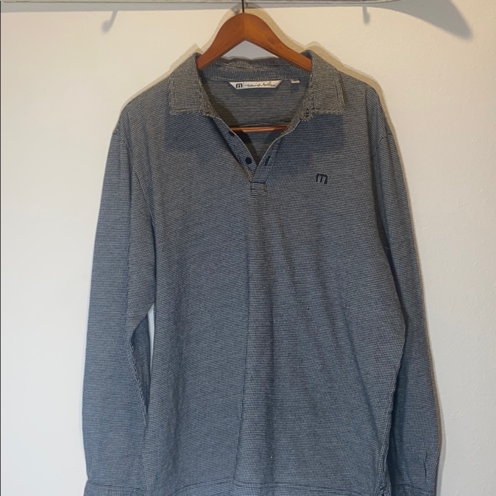 Travis Matthew Hounds Tooth Golf Long Sleeve
